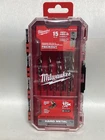 Milwaukee 48-89-2370 15-PC Red Helix Cobalt Drill Bits For Hard Metal New !. Price: $25.00.