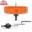 6 Inch Hole Saw With Arbor For Wood And Plastic Cutting, 152MM Bi-metal New. Price: $20.10.