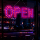 Led Open Signs For Business, 30"X10" Large Ultra Bright With Remote... New. Price: $90.07.