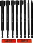 Neiko Magnetic Impact Nut Driver Set 8-PIECE Sae 6 Long Hex Shank Power Bits New. Price: $50.99.