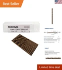 1/8-INCH Cobalt Steel M35 Jobber Length Twist Drill Bits For Hard Metal, Stai... New. Price: $39.06.
