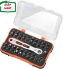 Rotation 44PC Bit With 1/4 Mini Ratchet Offset Screwdriver, Portable Case, New. Price: $23.10.
