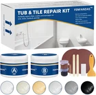 Tub And Fiberglass Shower Repair White, 3.7OZ Porcelain Tile Kit, New. Price: $38.99.