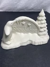Department 56 Snowbabies Polar Sign Christmas Tree Penguin Display New. Price: $15.00.