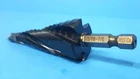 Four Spiral Flute Cobalt Step Drill Bit, Stainless Steel, 3/16" 7/8", Augtouf New. Price: $26.00.