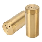 Gold Stainless Steel Seasoning Shaker Bottle Screw Open Top Kitchen Tool New. Price: $29.88.