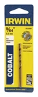 Irwin 9/64 In. X 2-7/8 Cobalt Alloy Steel Drill Bit Straight Shank 1 Pc New. Price: $7.26.