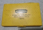 Craftsman 17-PC 9-6711 High Speed Drill Set For Wood And Sheet Metal Used. Price: $7.99.