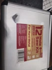 12PCS Carbide Hole Saw Kit 5/8"- 2-1/8", Heavy Duty Hard Metal, Damaged Box Open. Price: $40.00.