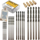 Diamond Drill Bits For Dremel By Drilax 24-PIECE Set W/ Collets Sea Glass & New. Price: $23.99.