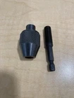 Labear Drill Chuck Keyless Mini 3-JAW Adapter With Quick-change 1/4 Hex Shank New. Price: $14.30.