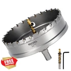 Rekckrul 5" Hole Saw Kit Metal Carbide Tct Titanium Pilot Bit Set New. Price: $41.99.