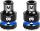 Blackrobot 2PCS Impact Bit Holders 3/8 Inch Square Drive To 1/4 Hex Socket New. Price: $15.95.
