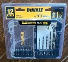 Dewalt 12PC Black & Gold Drill Bit Set W/tough Case #DWAH1182 New. Price: $17.99.