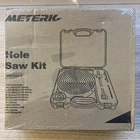 Meterk Hole Saw Kit 13 Blades, 2 Mandrels, Hex Key Case. MKHS01 New Sealed. Price: $13.99.