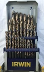 29 Pc. Irwin Turbomax Metal Index Drill Bit Set 1/16 -1/2 3/8 Reduced Shank New. Price: $165.99.