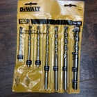 New Dewalt DW5207 Masonry Hammer Drill Bits Set Of Rock Carbide. Price: $21.00.