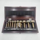 New Craftsman 75TH Anniversary Titanium Forstner 10 Bit Set W/ Wood Case 9-24041 Open. Price: $67.99.
