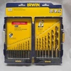 Irwin 18PC High Performance Titanium Metal Drill Bit Set 3018010 New. Price: $16.99.