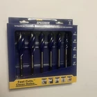 Irwin 1/2, 7/8, 2X3/4, 5/8 & Speedbor Triple Tapered Flute Wood Boring 6PC New. Price: $29.99.