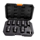 9PCS Bolt Nut Screws Extractor Socket Set, Lug Driver Remover Tools, New. Price: $63.98.