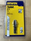 Irwin Unibit Speedpoint Single Hole Step Drill #10312ZR, 3/8" Dia., 1/4" New. Price: $28.99.
