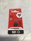 Milwaukee SQ1 Impact Bits 1IN Shockwave Duty 48-32-4421 Pack New. Price: $5.95.