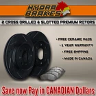 Fits 2011 2012 2013 2014 Honda Odyssey Drill Slot Brake Rotors Ceramic Blk New. Price: $266.31.