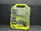 Ryobi Drill And Impact Drive Kit Bit Set Masonry Spade Case A989504 (95PC) Used. Price: $14.99.