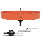 Hole Saw 10IN Bi Metal Cutter Arbor Smooth Flat Edge Fast Chip Removal Portable New. Price: $56.86.