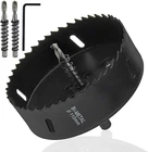 Hole Saw 110MM/4.3" Bi -metal Drilling Cutter For Wood, Plastic And Fiberbo New. Price: $16.35.