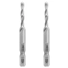Bonsicoky Pcs 10-32NC Combination Tap And Drill Bit, 10-32, Silver New. Price: $7.70.