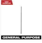 Milwaukee 1/4-IN. 12-IN. Aircraft Length Black Oxide Bit, 48-89-2772 New. Price: $11.20.
