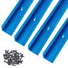 Aluminum 48 Inch T-track With Wood Screws Double Cut Profile Universal New. Price: $71.51.