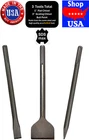 Made In Usa Sds Max Shanks, 3PC 12" Masonry Concrete Demo Bit Dewalt Quality New. Price: $39.98.