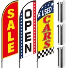 Pcs Used Cars 7X5.4 Ft Dealer Feather Flags With Pole Kit Set New. Price: $62.68.