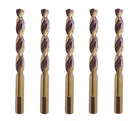 Hss Bit 29/64" Jobber Twist Parabolic Flute Gold/black Metal DRILL-5PCS New. Price: $36.02.