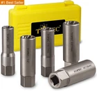 Topec 5-PIECE Spiral Type Deep Extractor Set, Spark Plug Easy-out For Remov New. Price: $33.53.