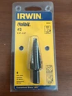 Irwin 10233 Unibit #3 1/4"-3/4" Drillbit New. Price: $29.99.