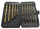 Black & Decker 15573 17 Piece Split Point Titanium Drill Bit Set W/ Case Open. Price: $14.95.