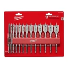 Milwaukee 48-27-1520 13 Piece Flat Boring Bit Set New. Price: $63.26.