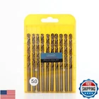 Jovant 10PCS 13/64 INCH(5MM) Cobalt Drill Bits, M35- Hss High Speed Steel For New. Price: $27.99.