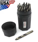 Norseman 29PC Vortex Step Bit Drill Set Hi-molybdenum M7 1/16-1/2 VT-29P Usa New. Price: $179.90.