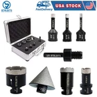 Diamond Core Drilling Bits Set Ceramic Tile Marble Hole Saw Cutter Kit Tool New. Price: $66.29.