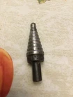 Vintage Klein Tools Step Drill Unibit #3, 1/4" 3/4" - 9 Hole Sizes Used. Price: $9.84.