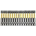 Dewalt Max Fit Ultra 16PC Bit Set SL6 SL8 Impact Ready New Screw Driver Open. Price: $15.99.