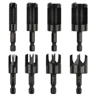 Rocaris 8 Pack Wood Plug Cutter Drill Bit Set, Straight And Tapered Cut... New. Price: $32.38.