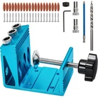 Pocket Hole Jig Kit With 3 Drill For Carpentry Positioner Dowel Jo... New. Price: $32.84.