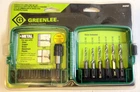 Greenlee Dtapkit (6-32 To 1/4-20 Nc) 6-PIECE Sae Drill /tap Bit Set New & Sealed. Price: $59.99.