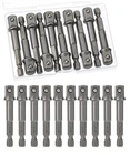 10PCS Impact Adapter Square Socket Set 3/8 Tip 1/4 Hex Shank Drill New. Price: $16.99.